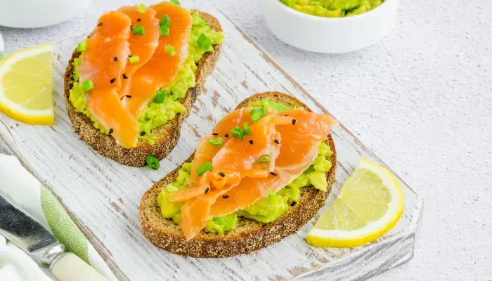 Avocado And Smoked Salmon Breakfast 