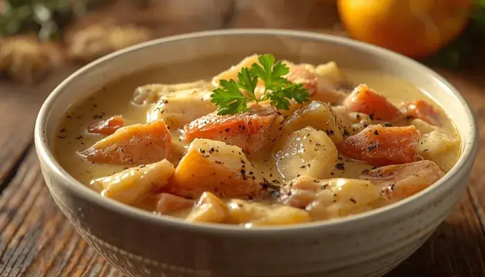 Chicken Cordon Bleu Stew Creamy One-Pot Keto Recipe