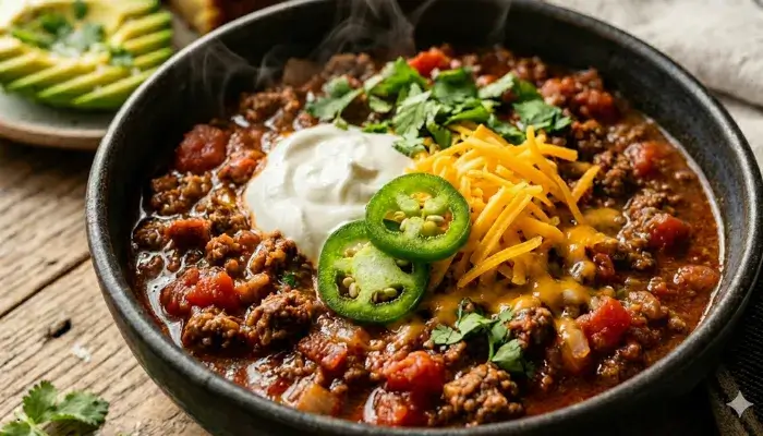 Classic Keto Chili No Beans Easy One Pot Recipe