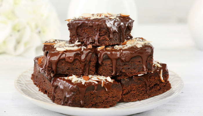 Fudgy Avocado Chocolate Brownies