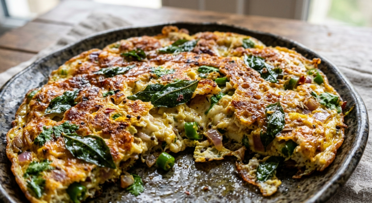 Curry Leaf Masala Omelette Recipe