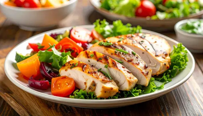 Greek Salad with Chicken
