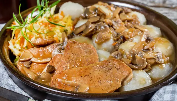 Keto Pork Chops in Mushroom Cream Sauce