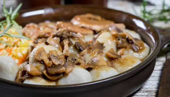 Keto Pork Chops in Mushroom Cream Sauce