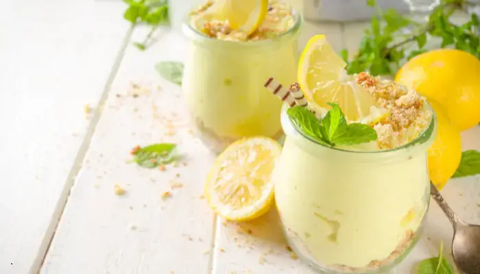 No-Bake Lemon Cheesecake Jars