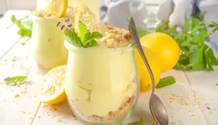 No-Bake Lemon Cheesecake Jars