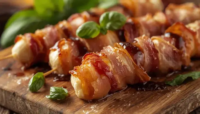 Prosciutto-Wrapped Mozzarella Sticks