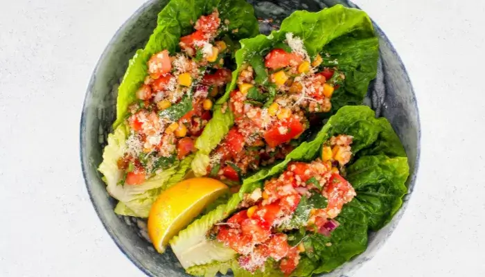 Spicy Tuna Salad Lettuce Wraps
