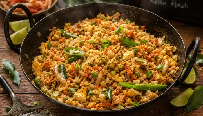 Cauliflower Kottu Hash