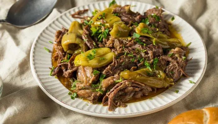 Easy Keto Mississippi Pot Roast Slow Cooker Recipe