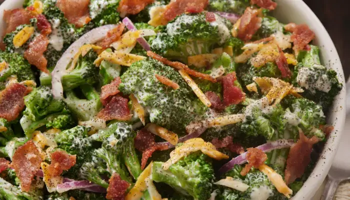 Classic Keto Broccoli Bacon Salad