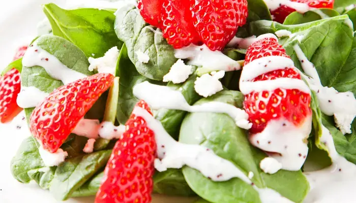 Strawberry Spinach Salad with Poppy Seed Dressing